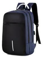 Comprar Mochila Antirrobo Azul De 30l Con Puerto Usb, Resistente, Compartimento Para Portátil De 15.6 , Múltiples Bolsillos, Diseño Ergonómico Y Materiales Duraderos, Ideal Para Viajes Y Uso Diario - Otec