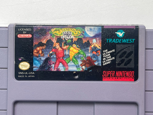 Id 48 Battletoads Double Dragon Snes Original Super