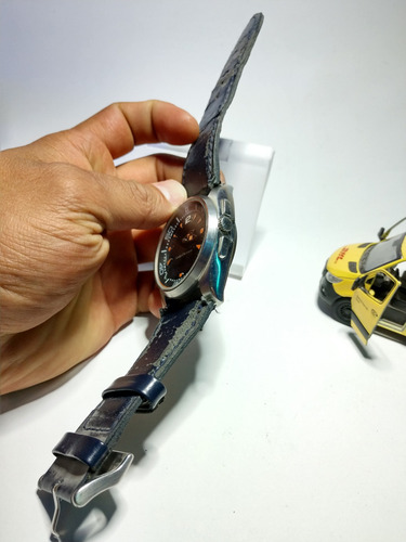 Reloj Sony Ericsson Original Leer Descripción Negro Piel Azul Plateado (Usado)