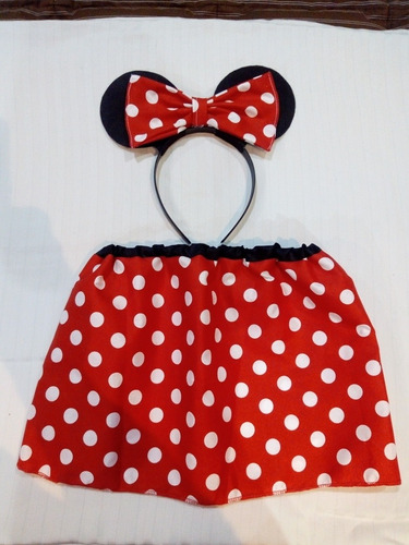 Set De Minnie!!  Pollera Y Vincha