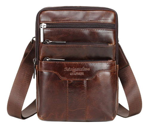 Bolso Hombre  Bolso Bandolera De Cuero Pequeño Para Hombres