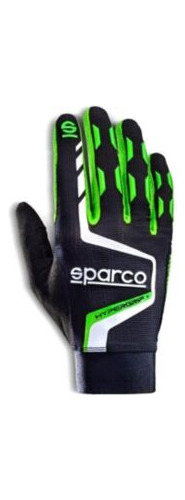 Sparco Gloves Hypergrip+ For 10 Black/green Ccn