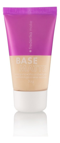 Base Matte Vegana 02 30g Frederika Make Tom Claro