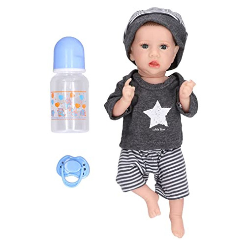 Reborn Doll, 12inch Flexible Limbs Soft Silicone Lifeli...