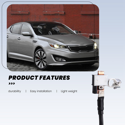 El Cable Del Sensor Negativo De La Batería Del Coche Se Adap