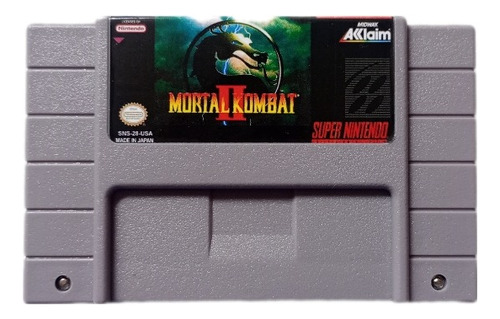 Mortal Kombat 2 Juego Repro Para Super Nintendo Snes