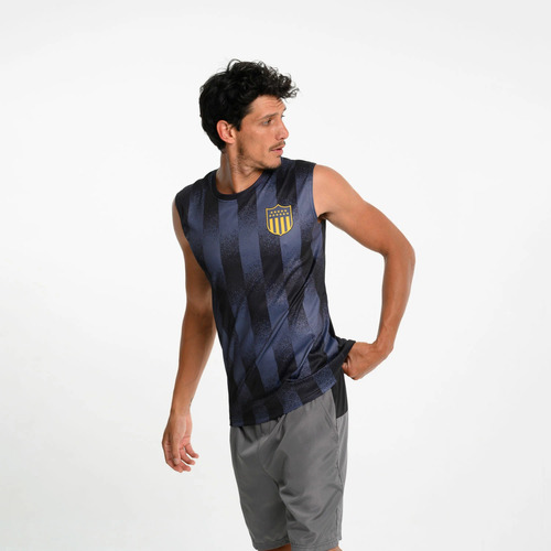 Musculosa Peñarol Remera S/mangas Futbol Deportiva Entreno