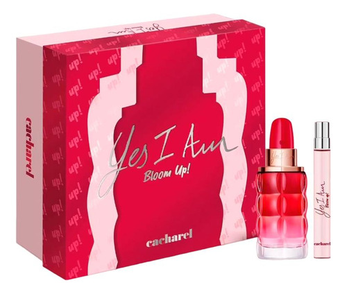 Set Perfume Cacharel Yes I Am Bloom Up! Edp 50ml + 10ml