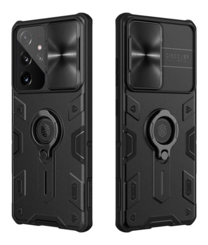 Imagen 1 de 5 de Estuche Antichoque Armor Camshield Samsung S21 Ultra 5g