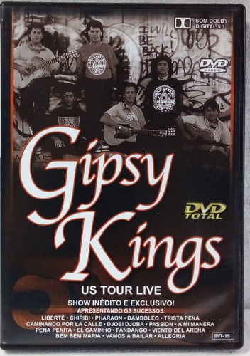 Gipsy Kings Us Tour Live Dvd Nacional Frete 15