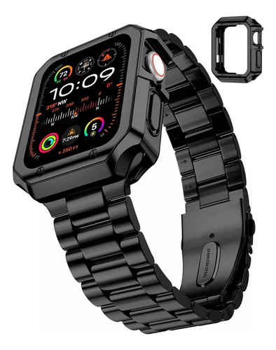 Case Protector Tpu Para Apple Watch Ultra/9/8/7/6/se+correa