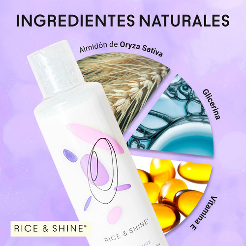 Agua De Arroz Hidratante Facial Con Vitamina E Rice & Shine Todo Tipo De Piel Día/noche