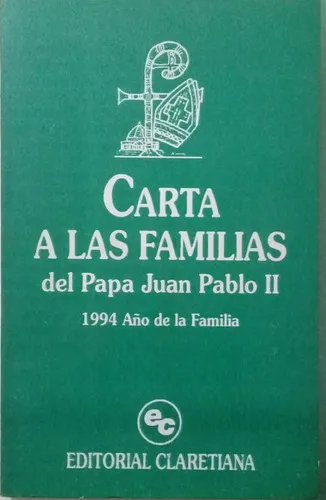 comprar Cartas A Las Familias Del Papa Juan Pablo Ii,1994 Año Fli