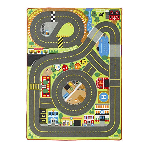 Melissa Doug Alfombra Jumbo Roadway Activity 4 Señales...