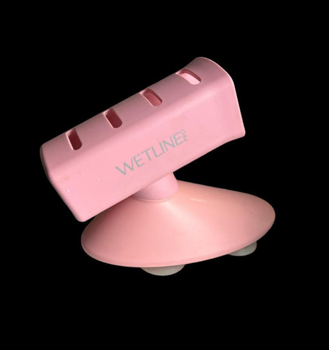 Soporte Para Plancha Pinzas De Cabello Color Rosa (Usado)
