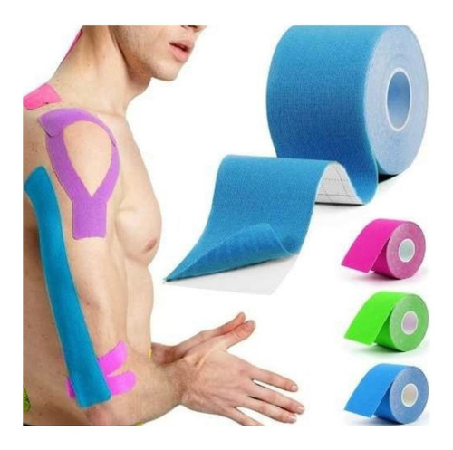 Fita Kinesio Tape Bandagem Funcional Elástica Adesiva Sports