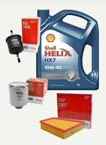 Comprar Aceite Shell Helix Hx7 10w40 + 3 Filtros Vw Fox 1.6 101 Cv 