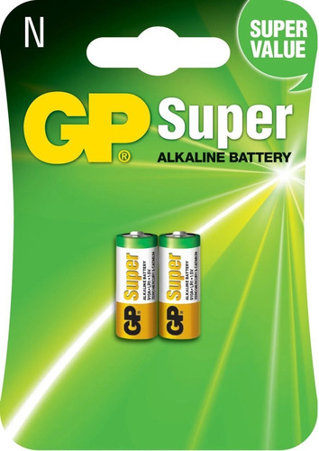 Pilha Alcalina Tipo N Gp Super Bateria Lr1 2 Unidades