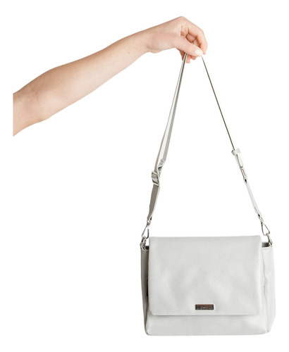 Cartera Bandolera Gris