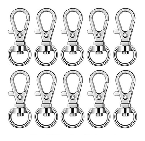 Imagen 4 de 12 de 100 Piezas De Aleación De Metal Llavero Anillos Giratorios