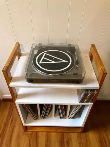 Mueble Mesa Para Tocadiscos O Bandeja De Vinilos Phillipe - $ 113.500