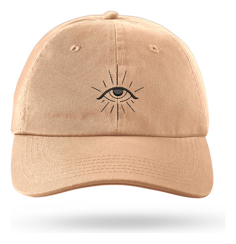 Gorra Bordada Visera Ojo Magico Simbolo Magia Lineas