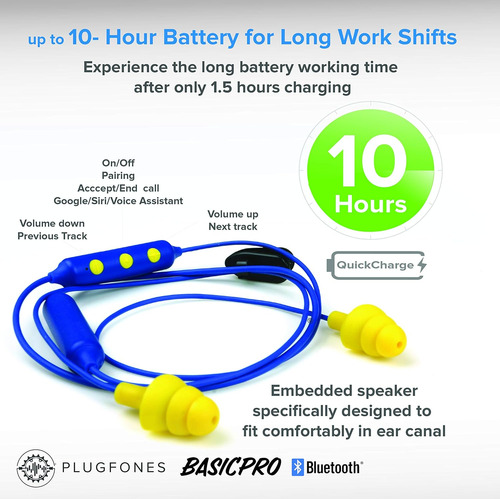 Plugins Bluetooth Tapon Intraural Inalambrico Basic Pro...