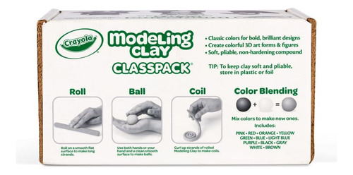 Crayola Classpack De Arcilla Para Modelar (24 Paquetes), Arc