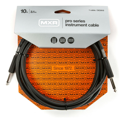 Mxr Pro Cable 3 Mts 10' Straight/straight