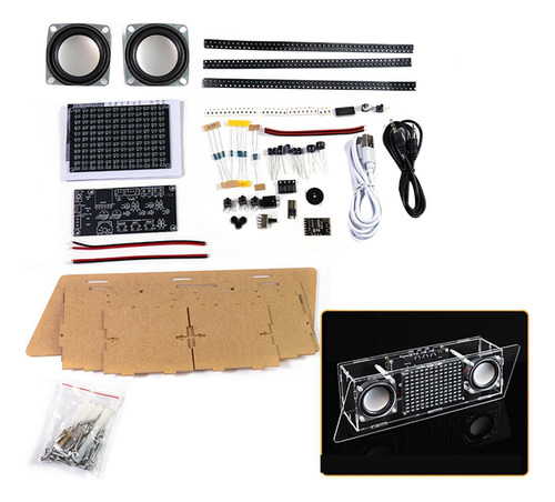 Ensamblaje De Audio Multifunción De Doble Canal Diy Ele