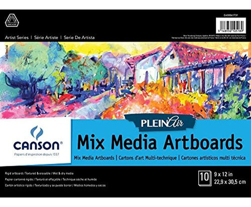 Plein Air Arte Junta Pad Mezclalar Medios De Comunicacion 9