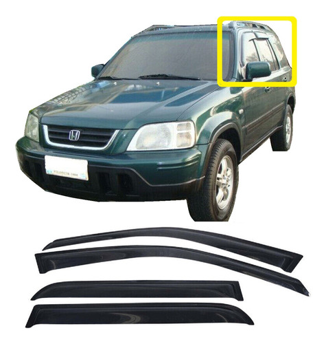 Bota Aguas Deflectores De Ventana Honda Crv 1997 - 2001