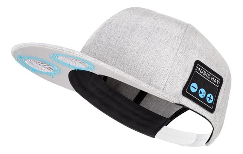 Gorra De Béisbol Con Audífonos Bluetooth