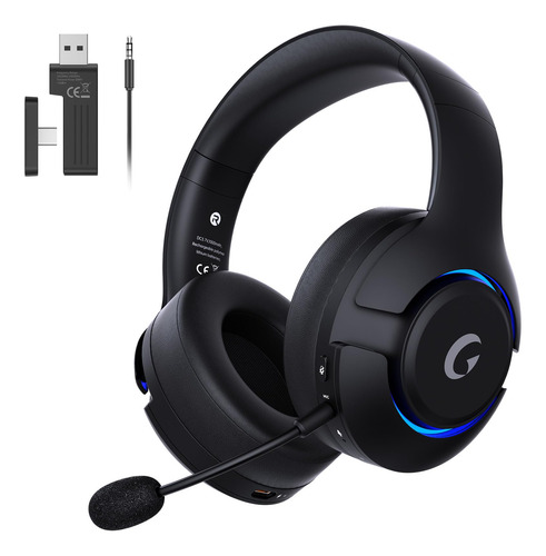 Wireless Gaming Headset Gtheos Captain370 For Ps5/ps4/pc/mac