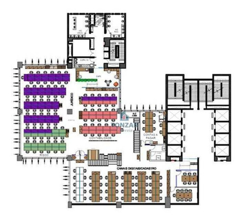 Imagem 12 de 12 de Sala Comercial Para Locação, Condomínio São Luiz, Itaim Bibi, São Paulo. - Sa0269