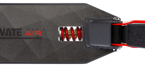 Mongoose Elevate Duo Air - Patinete Plegable Para Jóvenes/adultos, Neumáticos Llenos De Aire, A Partir De 8 Años, Con Soporte, Peso Máximo Del Ciclista 200 Libras, Color Gris Y Rojo