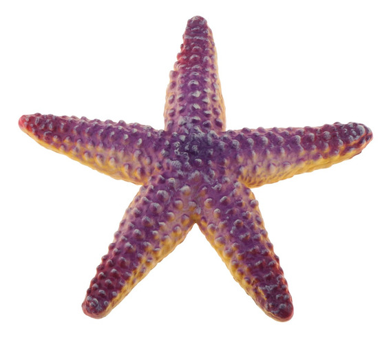 12 Piezas Figura De Estrellas De Mar Plástico Amarillo En 