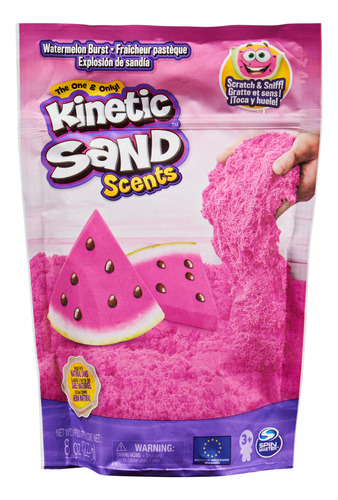 Kinetic Sand Aromas, Aroma A Sandia Rosa De 8 Onzas, Para Ni