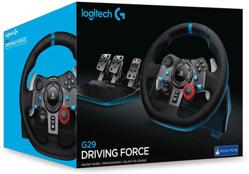 Imagen 2 de 2 de Volante Carreras Logitech G29 Para Ps4 Ps3 Pc Driving Force