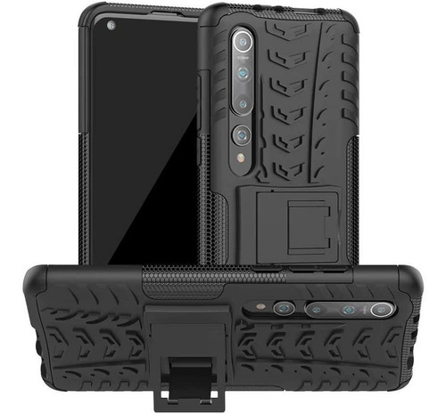 Estuche Protector Antichoque Jkase Xiaomi Mi 10 Pro - Negro