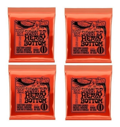 Encordado Guit Electrica Ernie Ball 10 Heavy Bottom X 4