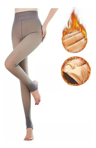 Pantys De Invierno Con Forro Polar Para Mujer 320g