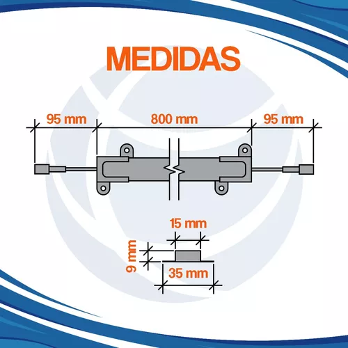 Varilla Tira Led Bajo Alacena Perfil Autoadhesivo 80cm 220v