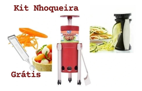 Imagem 1 de 6 de Maquinas Manual De Nhoques E Macarrão De Legumes + Brinde