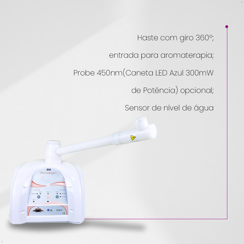 Novo Dermosteam Ibramed Vapor De Ozônio E Fototerapia