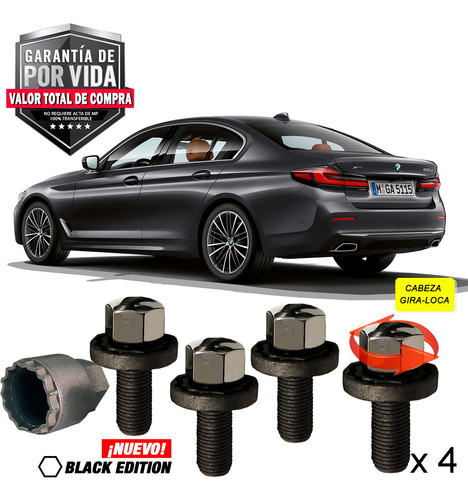 Kit De Seguridad Birlos Para Rines De Agencia 14x1.25   Bmw