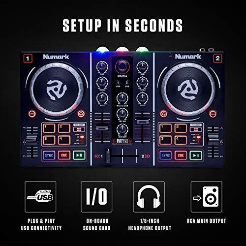 Controlador De Dj Para Principiantes Para Serato Dj Lite Con