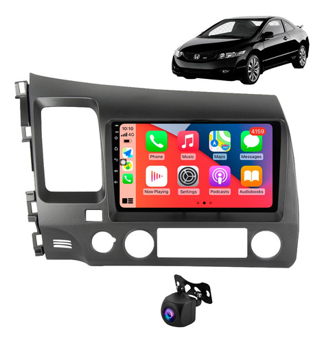 Estereo Honda Civic 2006-2011 Carplay Android Auto 2+32 Gb