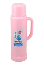Comprar Termo Lumilagro Terra Pastel Rosa Verde Lila De Vidrio 1l 