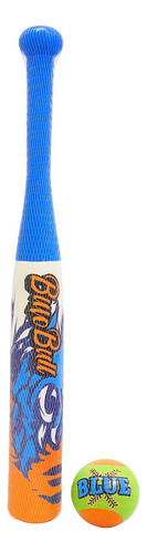Bate De Béisbol Juguete Infantil Con Pelota Espuma Antigolpes Ligero Seguro Para Niños Juego Al Aire Libre Deportes Recreativos Didáctico 50cm Aprox Sebigus 56049